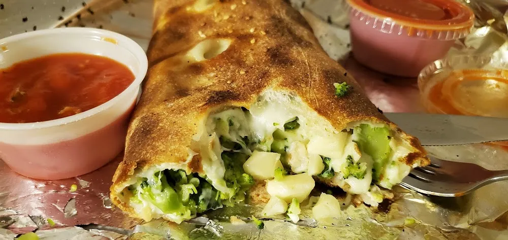 Broccoli Garlic Calzone